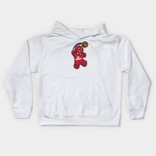 Atlanta Hawks Gingerbread Man Kids Hoodie